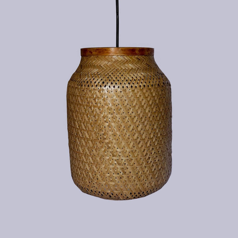 Bamboo Handmade Pendant Lamp | Verified Sustainable by Brown Living™