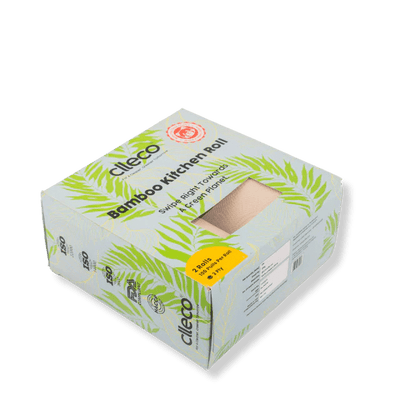 Bamboo Kitchen Roll – Eco - Friendly & Absorbent Paper Towels – Kitchen Linens on Brown Living™. SKU: KR11124. Img 1.