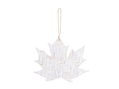 Bamboo Maple Leaf Hanging | Set of 6 (Assorted Colors) – Home Decor on Brown Living™. SKU: HG-785. Img 4.