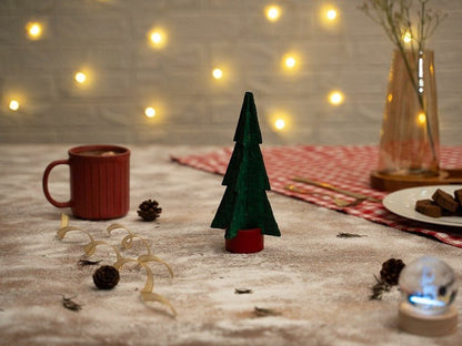 Bamboo Miniature Tree – II | Handcrafted Eco - Friendly Christmas Decor – Home Decor on Brown Living™. SKU: TT-804. Img 5.