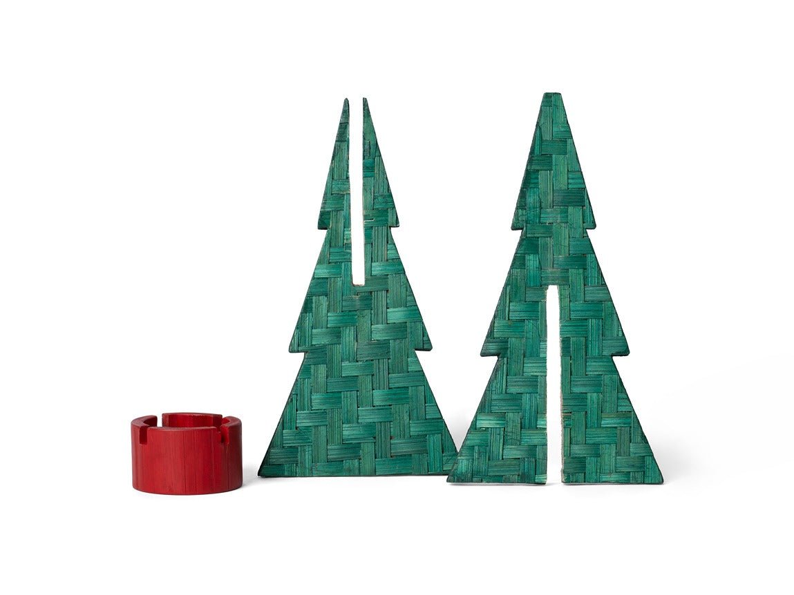 Bamboo Miniature Tree – II | Handcrafted Eco - Friendly Christmas Decor – Home Decor on Brown Living™. SKU: TT-804. Img 3.