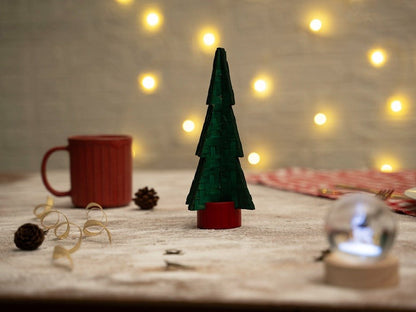 Bamboo Miniature Tree – II | Handcrafted Eco - Friendly Christmas Decor – Home Decor on Brown Living™. SKU: TT-804. Img 6.