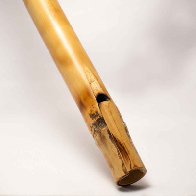 Bamboo Overtone Flute – Handcrafted Traditional Musical Instrument – Musical Instruments on Brown Living™. SKU: EGB06. Img 2.