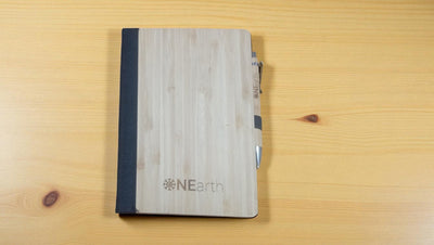 Bamboo Pen And Journal Gift Box Eco Friendly Stationery Set – Stationary on Brown Living™. SKU: OEP931. Img 3.