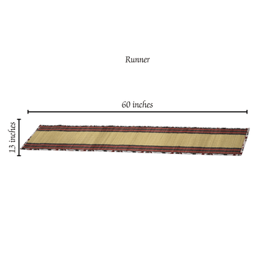 Bamboo Placemats – Elephant Print Canvas Edge – Table Linens on Brown Living™. SKU: SK-BPM-NBG-06-CEP. Img 3.