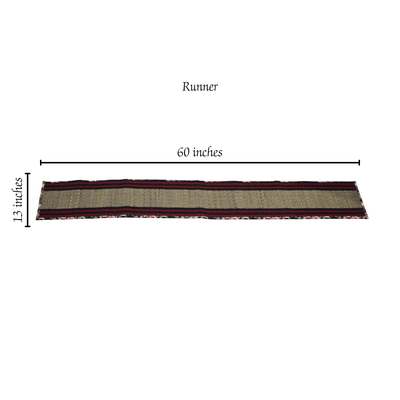 Bamboo Placemats Floral Canvas Border – Eco Friendly Table Mats – Table Linens on Brown Living™. SKU: SK-BPM-NBL-06-CFL. Img 2.