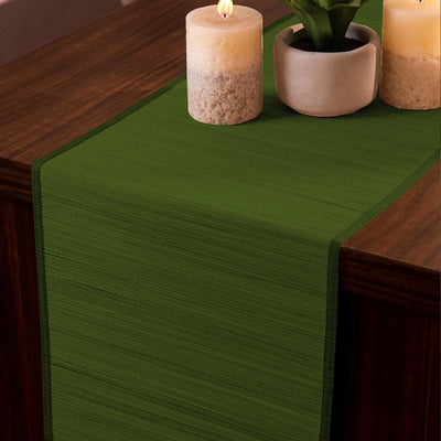 Bamboo Plain Table Runner – Table Linens on Brown Living™. SKU: BAPRUN030J. Img 13.