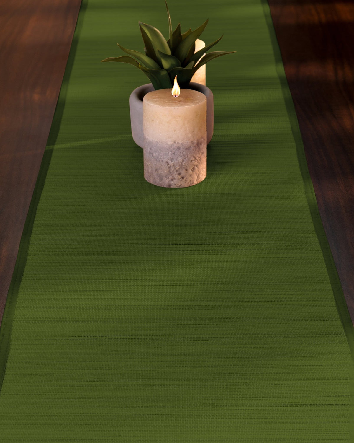 Bamboo Plain Table Runner – Table Linens on Brown Living™. SKU: BAPRUN030J. Img 14.