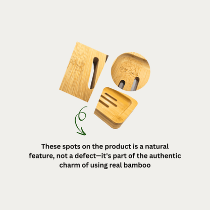 Bamboo Soap Holder: Sustainable Style for Everyday Use – Bath Accessories by OIKO available on Brown Living™. . SKU: BA/SO/P1. Img 6.