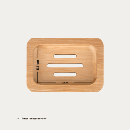 Bamboo Soap Holder: Sustainable Style for Everyday Use – Bath Accessories by OIKO available on Brown Living™. . SKU: BA/SO/P1. Img 3.