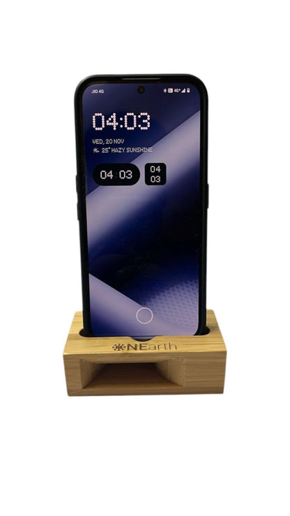 Bamboo Sound Amplifier – Desk Accessories by ONEarth available on Brown Living™. Rectangle . SKU: OEP542a. Img 7.