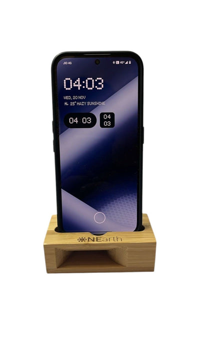 Bamboo Sound Amplifier – Desk Accessories on Brown Living™. SKU: OEP265a. Img 6.