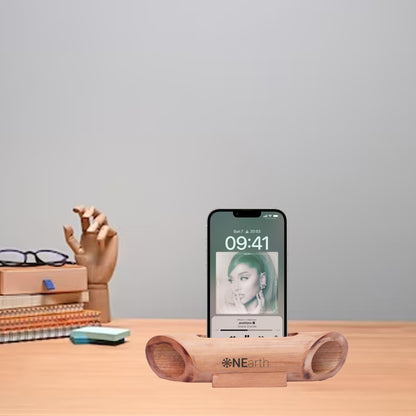 Bamboo Sound Amplifier – Desk Accessories on Brown Living™. SKU: OEP265a. Img 4.