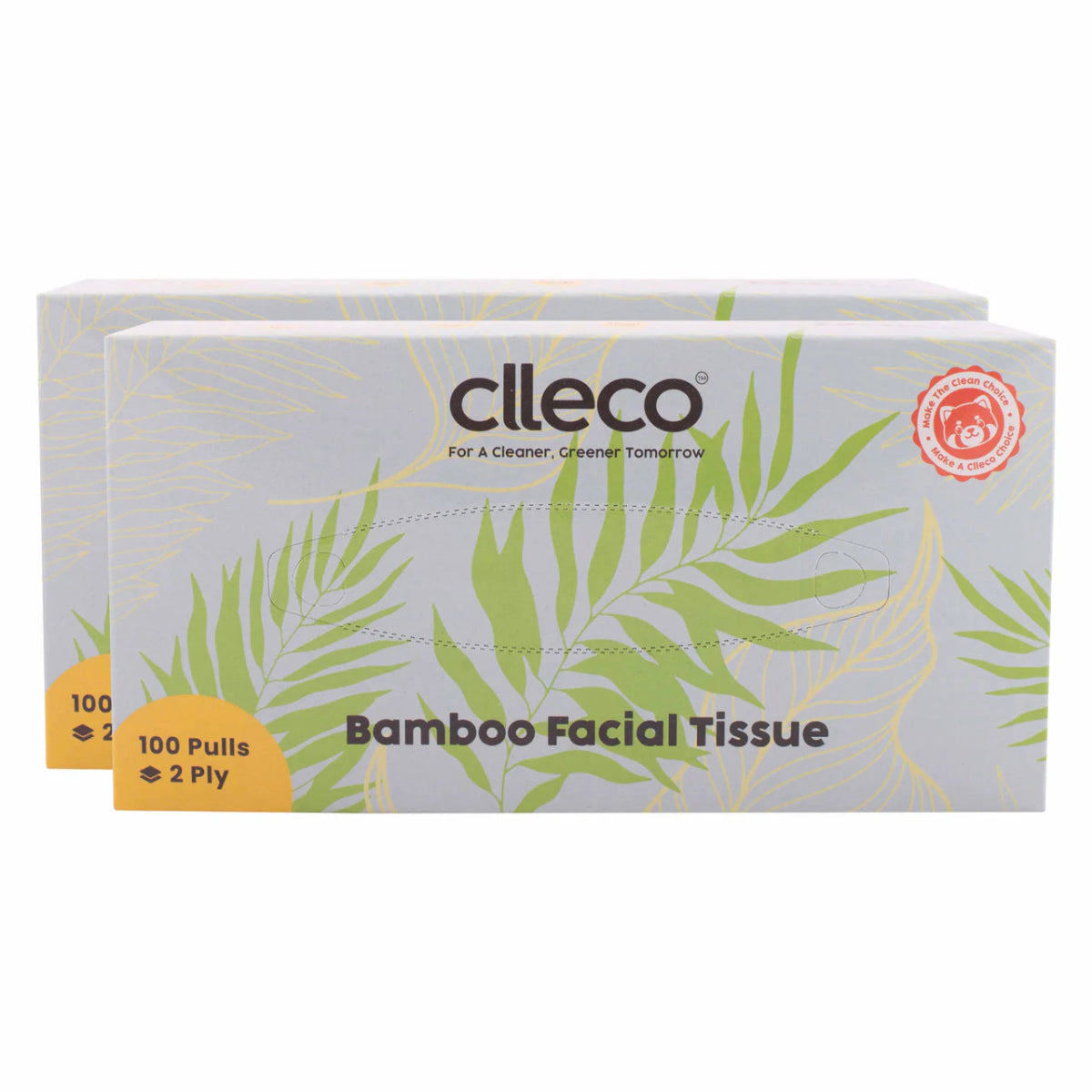 Bamboo Super Soft 2 Ply Facial Tissue Box – 20x20 cm – Face Tissue by Clleco available on Brown Living™. Pack Of 2 . SKU: FT21124CL. Img 2.
