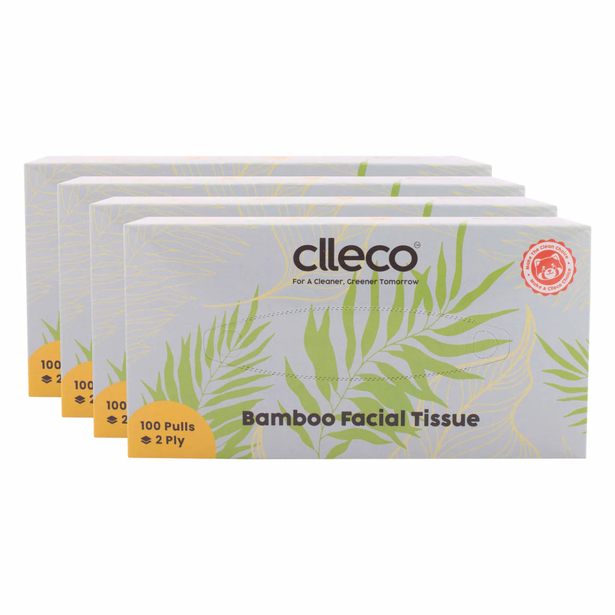 Bamboo Super Soft 2 Ply Facial Tissue Box – 20x20 cm – Face Tissue by Clleco available on Brown Living™. Pack Of 4 . SKU: FT31124CL. Img 4.
