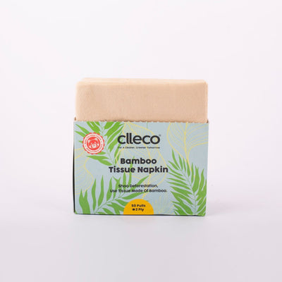 Bamboo Super Soft 2 Ply Tissue Paper Napkins - 12 x 12 inch – Face Tissue on Brown Living™. SKU: TN11124CL. Img 2.