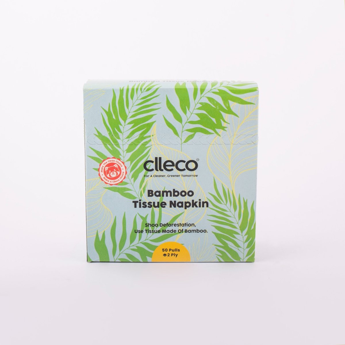 Bamboo Super Soft 2 Ply Tissue Paper Napkins - 12 x 12 inch – Face Tissue by Clleco available on Brown Living™. Pack Of 1 . SKU: TN11124CL. Img 1.