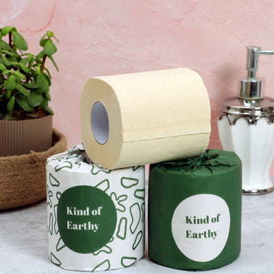 Bamboo Toilet Paper Rolls | 2 Ply, 270 Pulls Each – Tissue Roll on Brown Living™. SKU: KOE011-CL-4. Img 4.