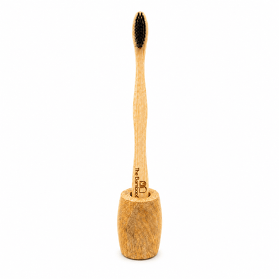 Bamboo Toothbrush | Charcoal Bristles | BPA free | Eco Friendly – Tooth Brush on Brown Living™. SKU: TBB-16-V2. Img 5.