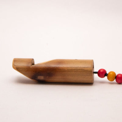 Bamboo Whistle Keychain – Handmade Eco Friendly Musical Key Ring – Travel Accessories on Brown Living™. SKU: EGB01. Img 3.