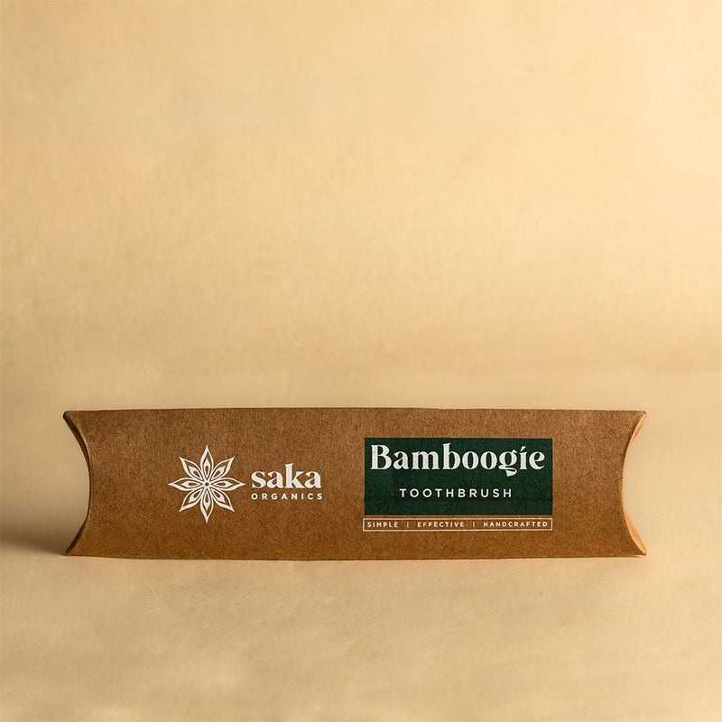 Bamboogie Toothbrush | Eco - Friendly Bamboo Toothbrush | 1 pc | Verified Sustainable Tooth Brush on Brown Living™