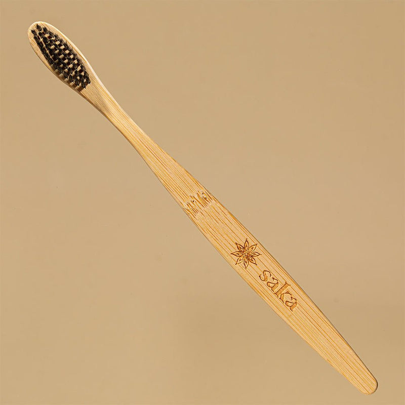 Bamboogie Toothbrush | Eco - Friendly Bamboo Toothbrush | 1 pc | Verified Sustainable Tooth Brush on Brown Living™