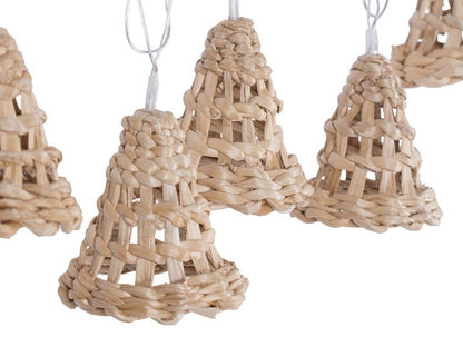 Banana Bark Bell Fairy Lights | Handcrafted Eco Décor | 3 Meter – Home Decor on Brown Living™. SKU: FL-1017. Img 5.