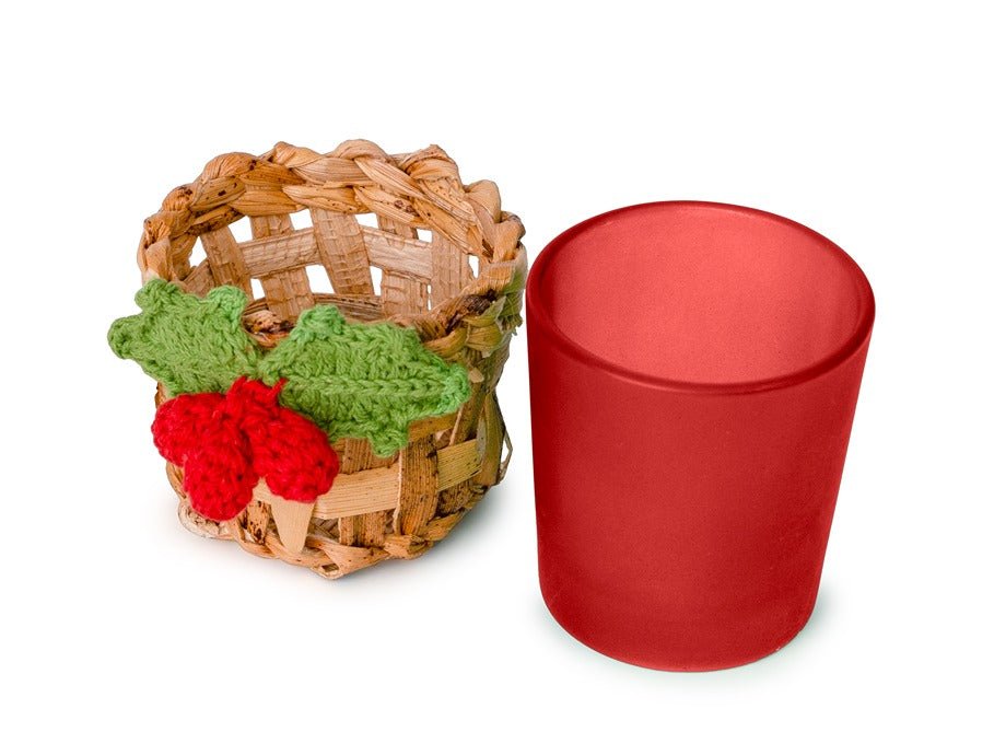 Banana Bark & Crochet Joy Tea Light Holder | Set of 3 – Home Decor on Brown Living™. SKU: TL-1050. Img 8.