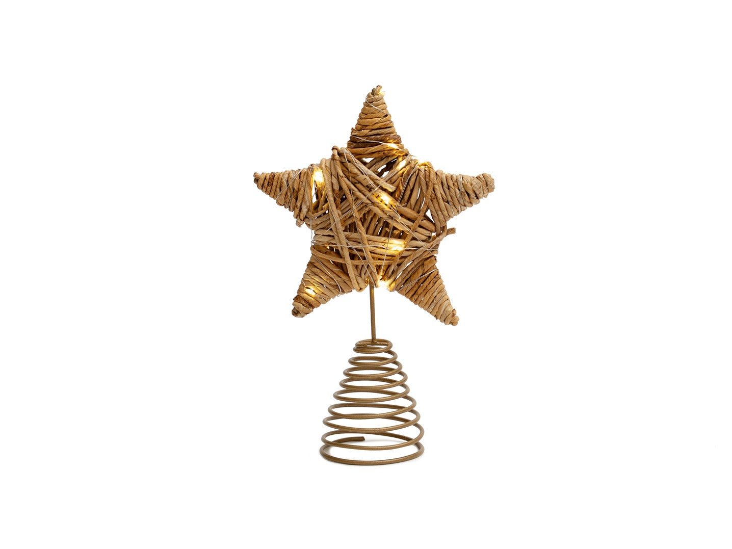 Banana Rope Christmas Eve Tree Top Star – Handcrafted Eco - Friendly Tre – Home Decor on Brown Living™. SKU: TS-1057. Img 4.