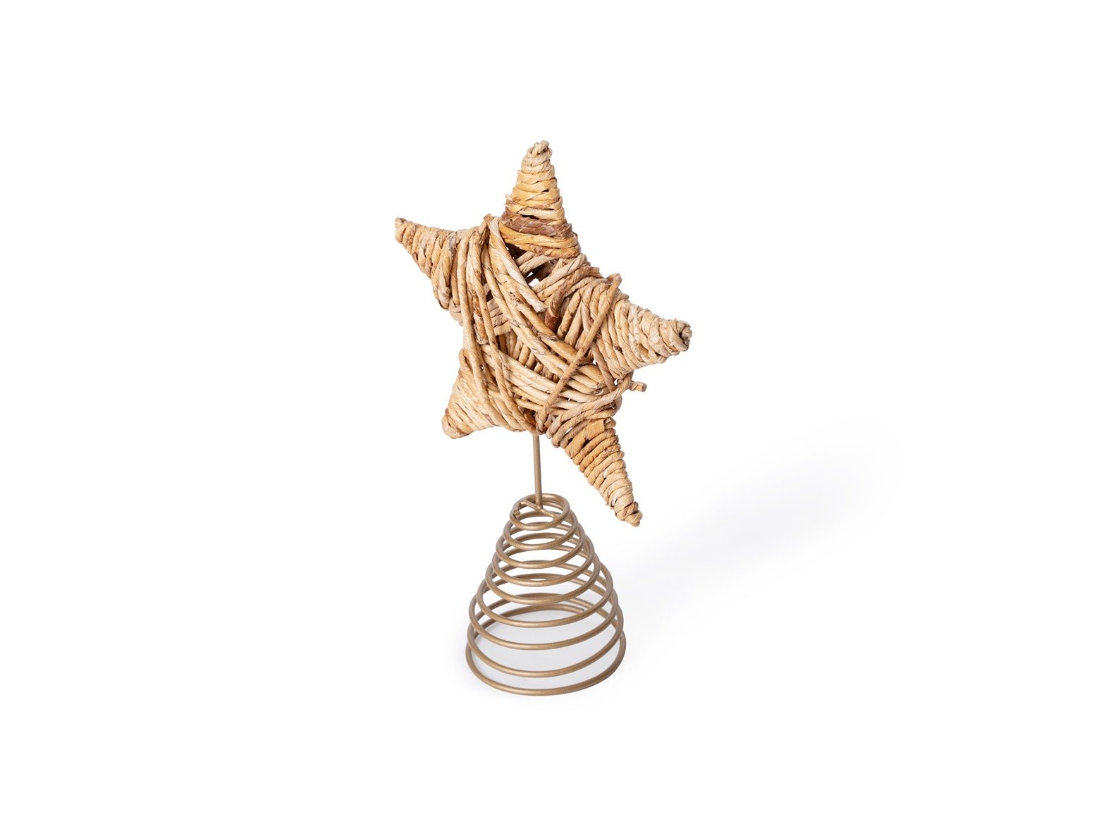 Banana Rope Christmas Eve Tree Top Star – Handcrafted Eco - Friendly Tre – Home Decor on Brown Living™. SKU: TS-1057. Img 2.