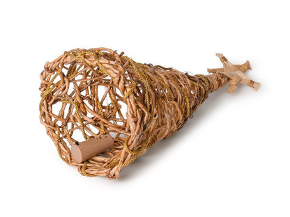 Banana Rope Star Top Christmas Tree – Handcrafted Eco - Friendly Festive – Home Decor on Brown Living™. SKU: TT-1005_Large. Img 12.