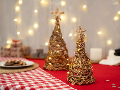 Banana Rope Star Top Christmas Tree – Handcrafted Eco - Friendly Festive – Home Decor on Brown Living™. SKU: TT-1005_Large. Img 13.