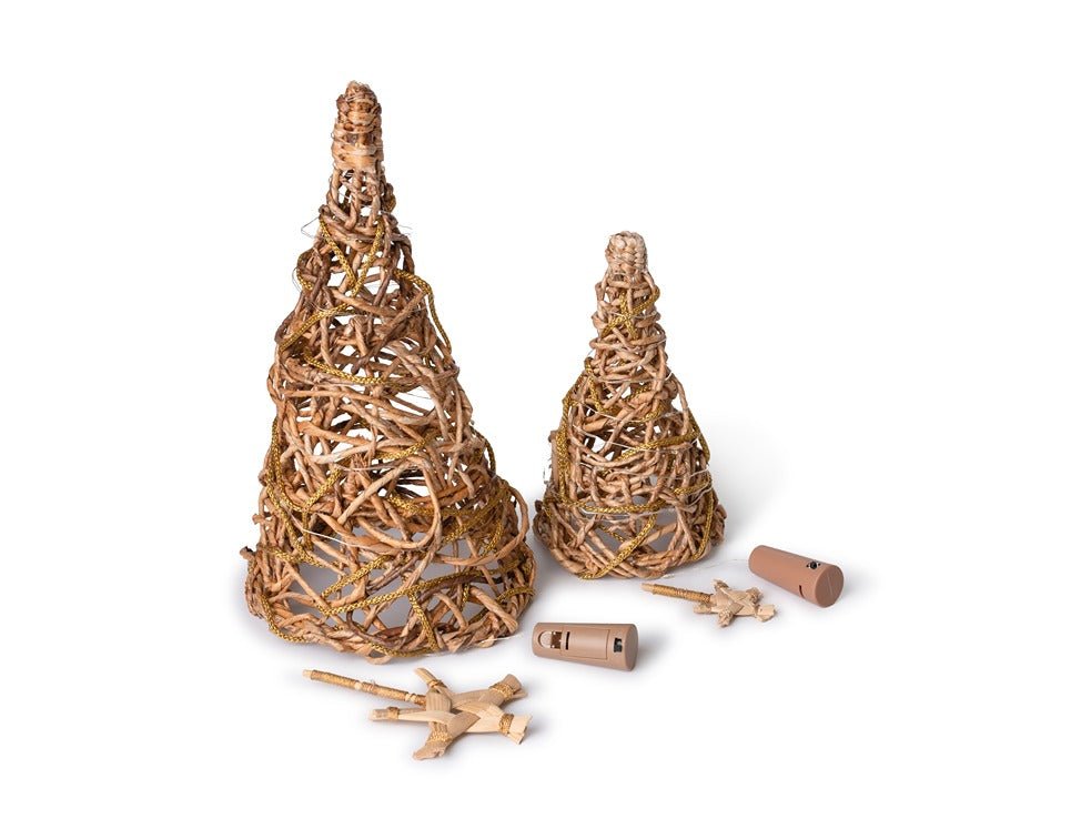 Banana Rope Star Top Christmas Tree – Handcrafted Eco - Friendly Festive – Home Decor on Brown Living™. SKU: TT-1005_Large. Img 9.