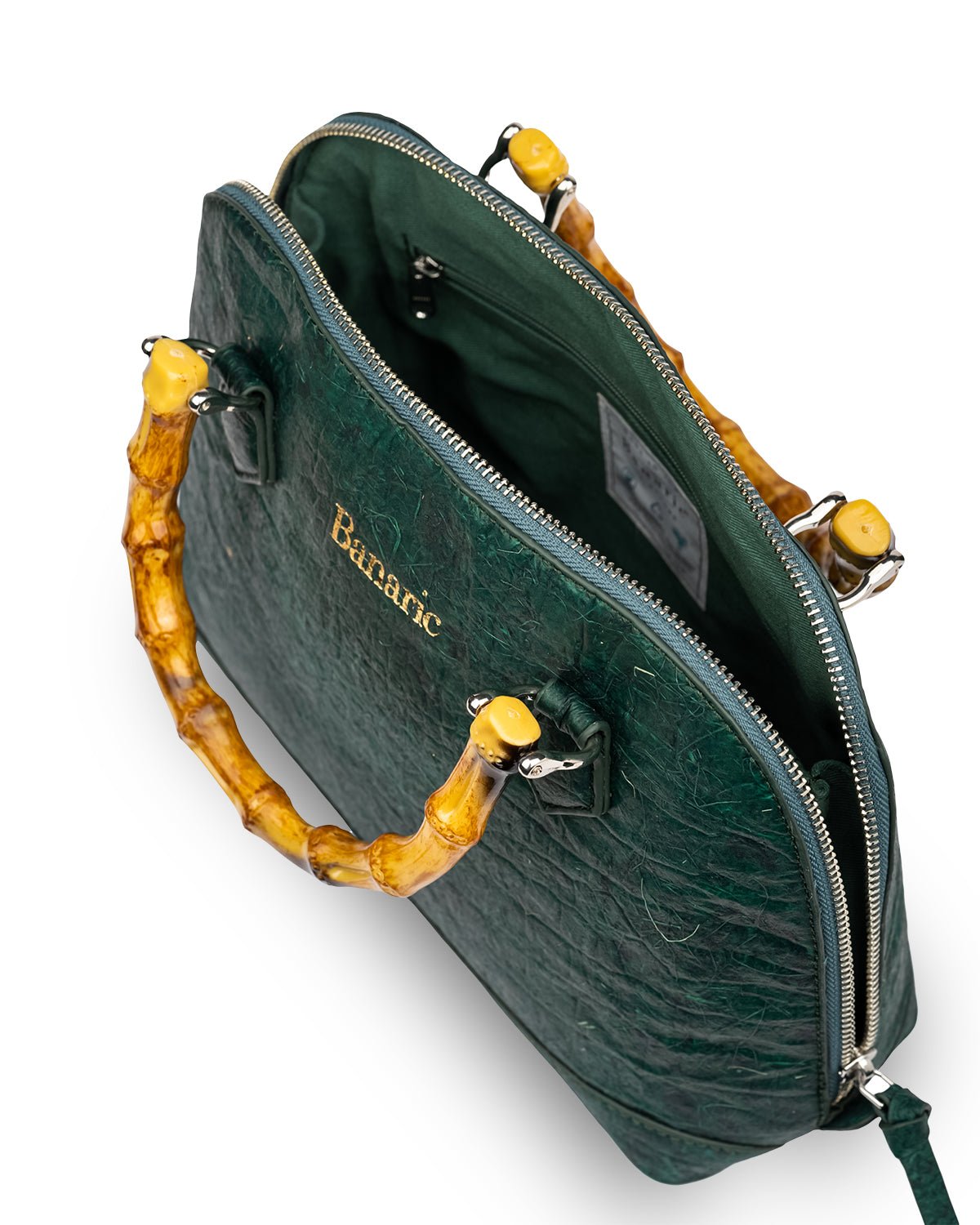 Banaric Bamboo Handle Handbag | Stylish Handmade Fashion Accessory – Hand Bag on Brown Living™. SKU: RCBAGBANARIC01B. Img 7.