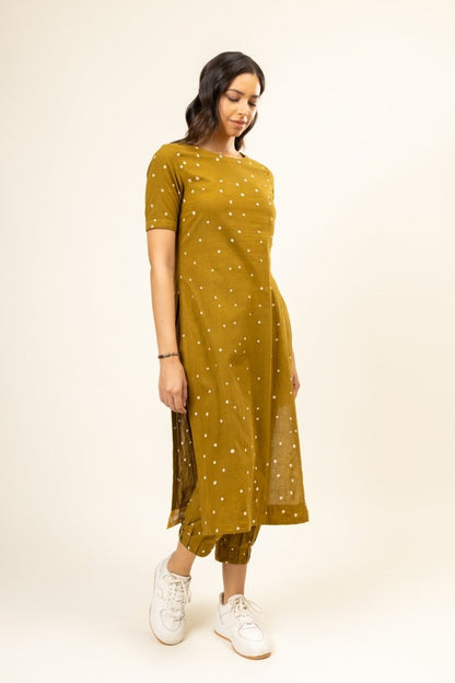 Bandhini Upcycled Cotton Tunic | Verified Sustainable by Brown Living™