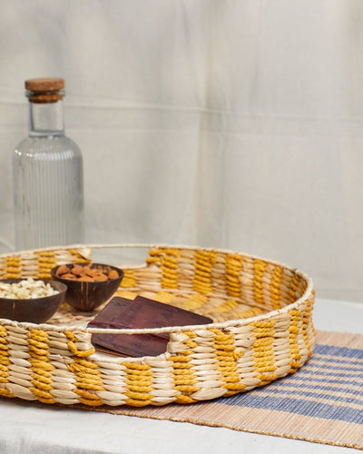 Bani - Banana Fiber Multi Utility Tray – Trays & Platters on Brown Living™. SKU: S-021. Img 1.