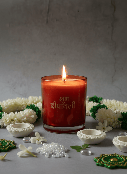 Barkat Soy Wax Candle – Handcrafted, Long - Lasting Home Decor – Candles & Fragrances on Brown Living™. SKU: BCRH01. Img 3.