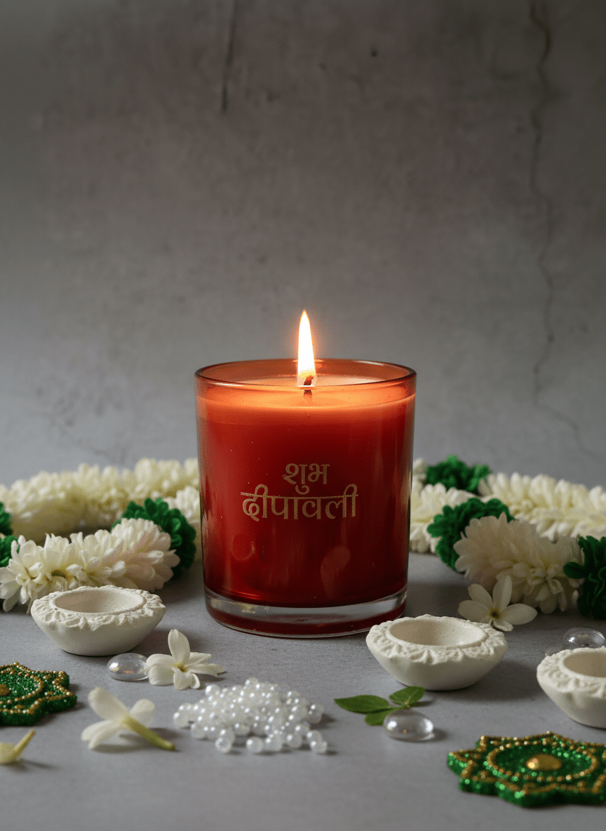 Barkat Soy Wax Candle – Handcrafted, Long - Lasting Home Decor – Candles & Fragrances on Brown Living™. SKU: BCRH01. Img 3.