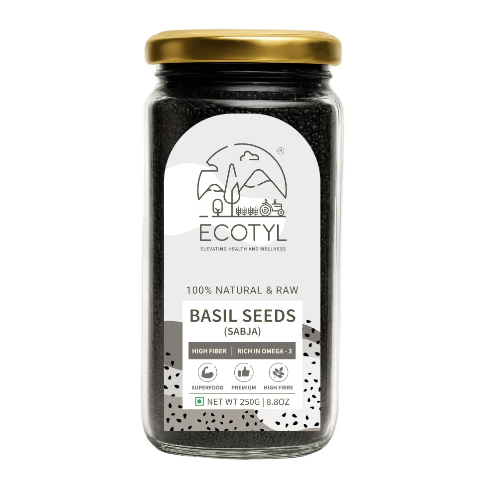 Basil Seeds | Sabja Seeds - 250g – Seeds by Ecotyl available on Brown Living™. . SKU: ECOTYL00037. Img 5.