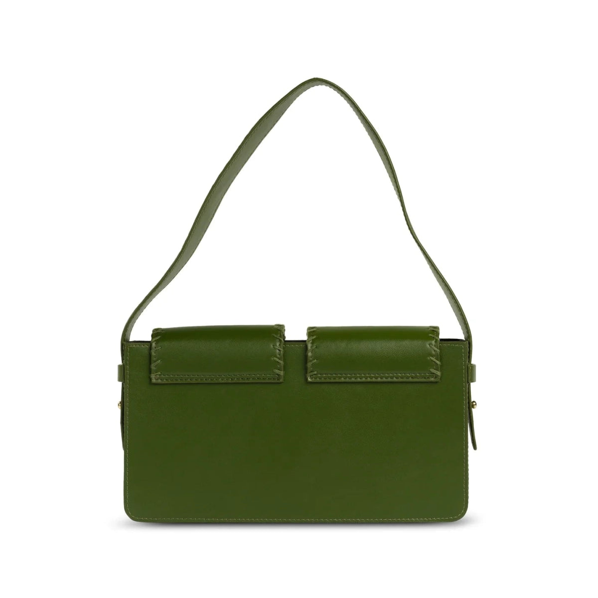 Basta - Double Flap Vegan Cactus Leather Shoulder Bag | Verified Sustainable by Brown Living™