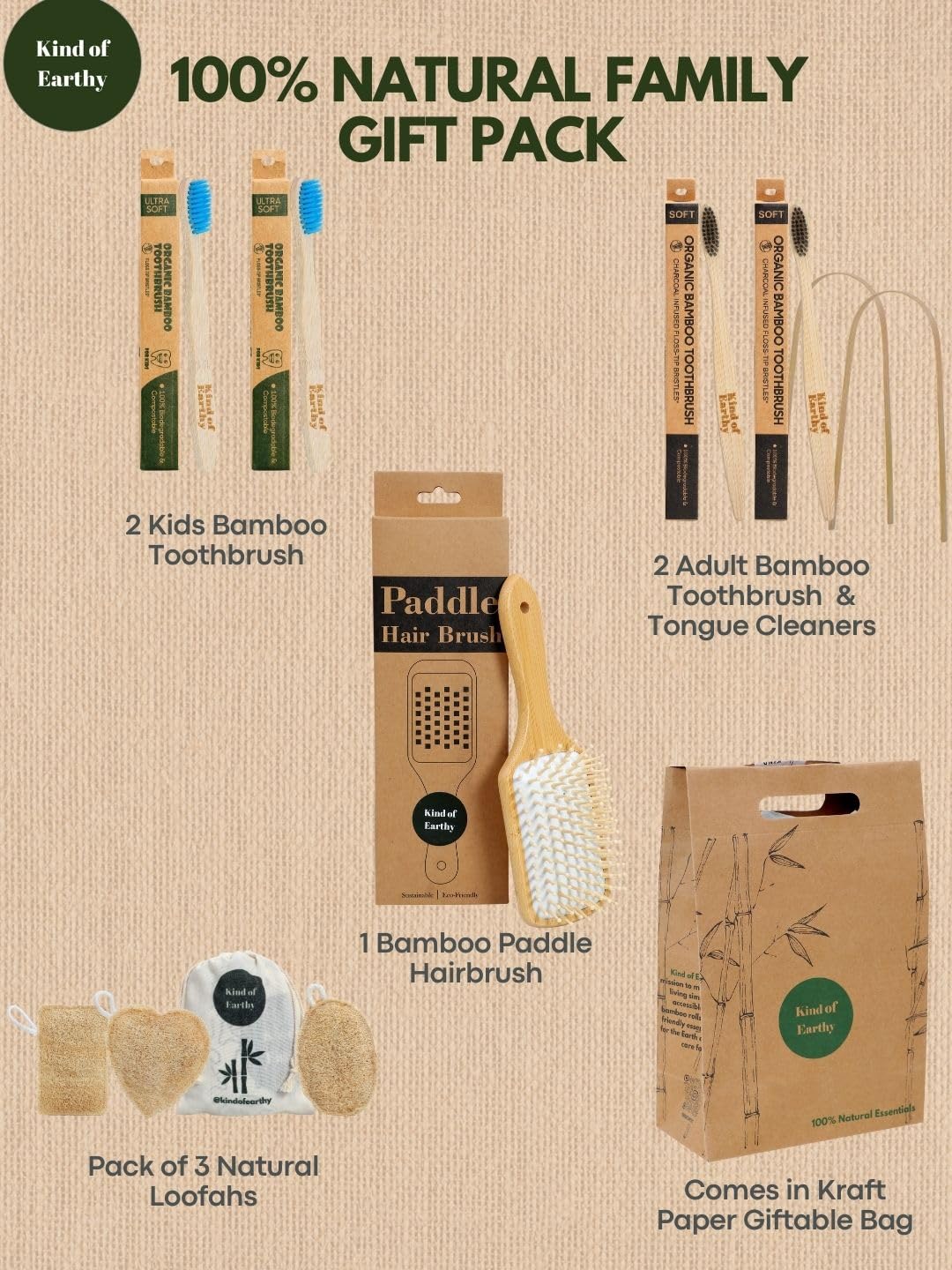 Bath & Oral Care Gift Hamper – Gift Hampers on Brown Living™. SKU: KOE021-FP2. Img 2.