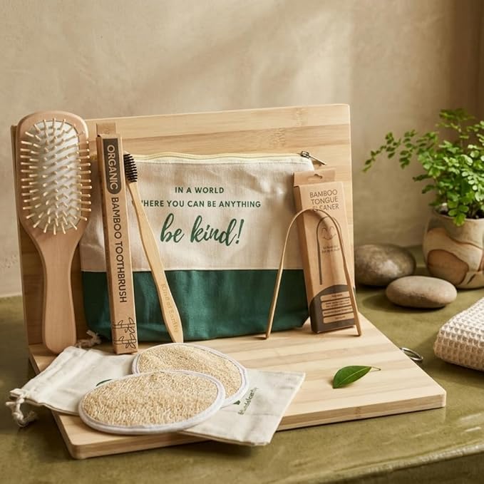 Bath Ritual Kit | Natural Self-Care & Everyday Bath Essentials – Gift Hampers on Brown Living™. SKU: KOE031-TK-5. Img 11.