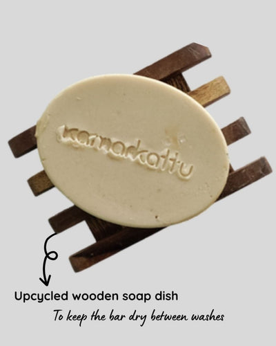 Bath soaps for oily skin - Handmade : Pack of 2 – Body Soap on Brown Living™. SKU: seasalt2withdish. Img 11.