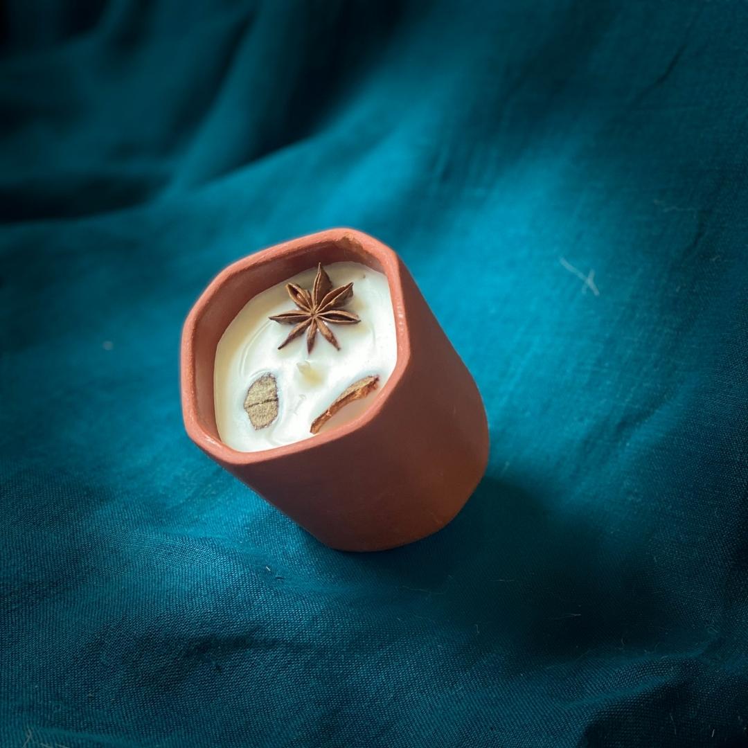 Bayaar XL | 100% Soy Wax Candle | 5 And 7 Wick | Cinnamon Vanilla – Candles & Fragrances by Pravaah India available on Brown Living™. 5 Wick . SKU: CAN001_5. Img 12.