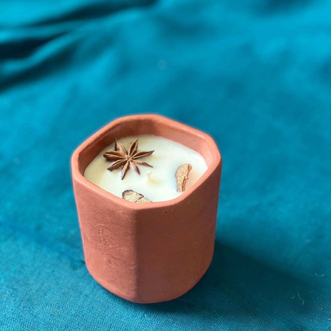 Bayaar XL | 100% Soy Wax Candle | 5 And 7 Wick | Cinnamon Vanilla – Candles & Fragrances by Pravaah India available on Brown Living™. Small . SKU: CAN001_Small_BL. Img 13.