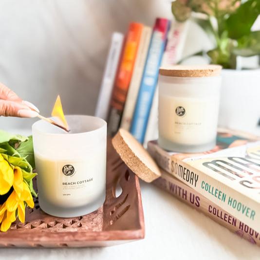 Beach Cottage Soy Candle - Pack of 1 | Verified Sustainable Candles & Fragrances on Brown Living™