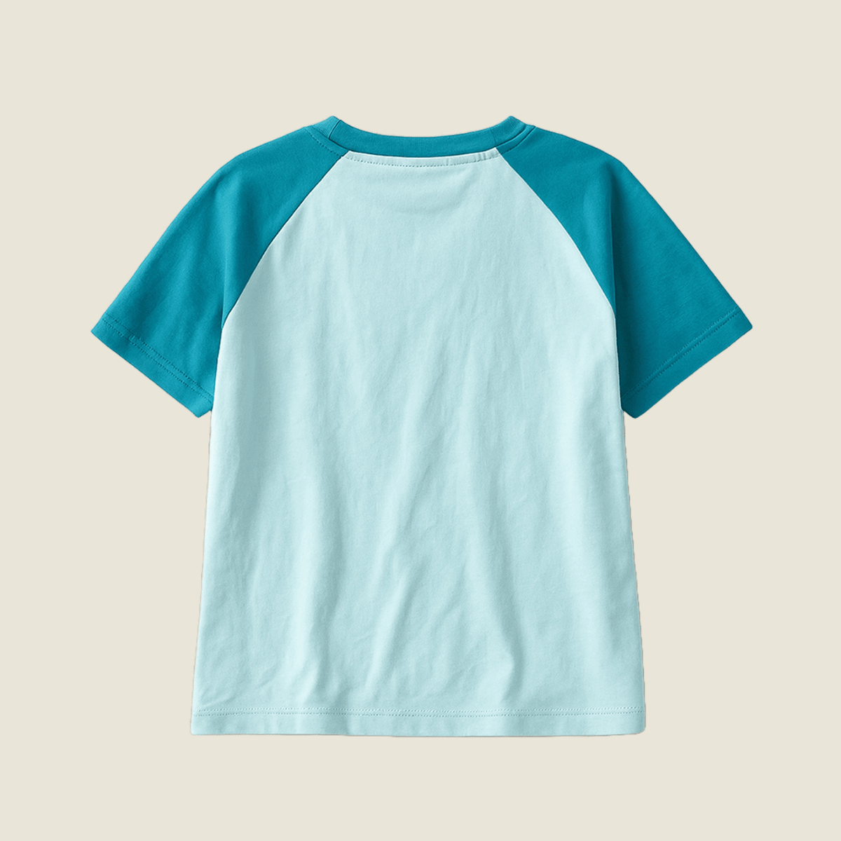 Beach Swirl Unisex Tee - 100% Certified Organic Cotton & Azo-Free Dyes – Kids T-Shirts on Brown Living™. SKU: KTO3A-2-4Y. Img 3.