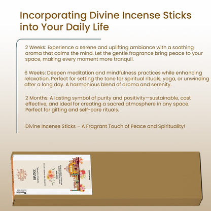 Bee Happy Incense stick Panchgavya Temple flower – Divine ( 50 Sticks) – Pooja Needs by Pratha available on Brown Living™. . SKU: phpnl_stick_02. Img 5.