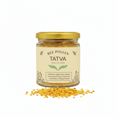 Bee Pollen 100% Raw & Unprocessed – Natural Plant Protein Boost – Aftermeals on Brown Living™. SKU: TAT-BP-100G. Img 1.
