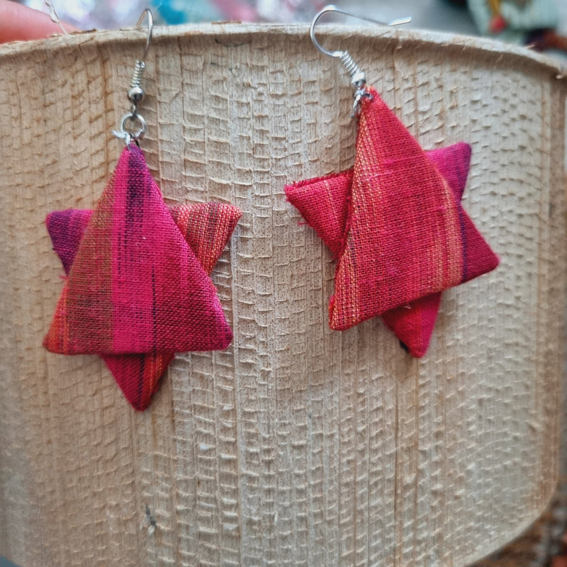 Beetal - Upcycled Fabric Earrings | Handcrafted by Artisans | Verified Sustainable Womens earrings on Brown Living™